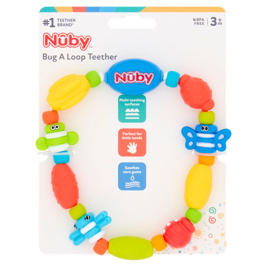 Nuby Soothing Bug-a-Loop 3m+ GOODS ASDA   