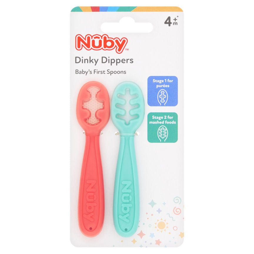 Nuby Dinky Dippers Baby's First Spoons 4+ m GOODS ASDA   