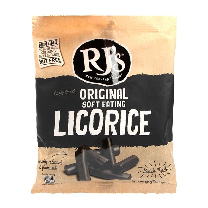 RJs Natural Licorice Raspberry 300g Bag Sweet Snacks Holland&Barrett   