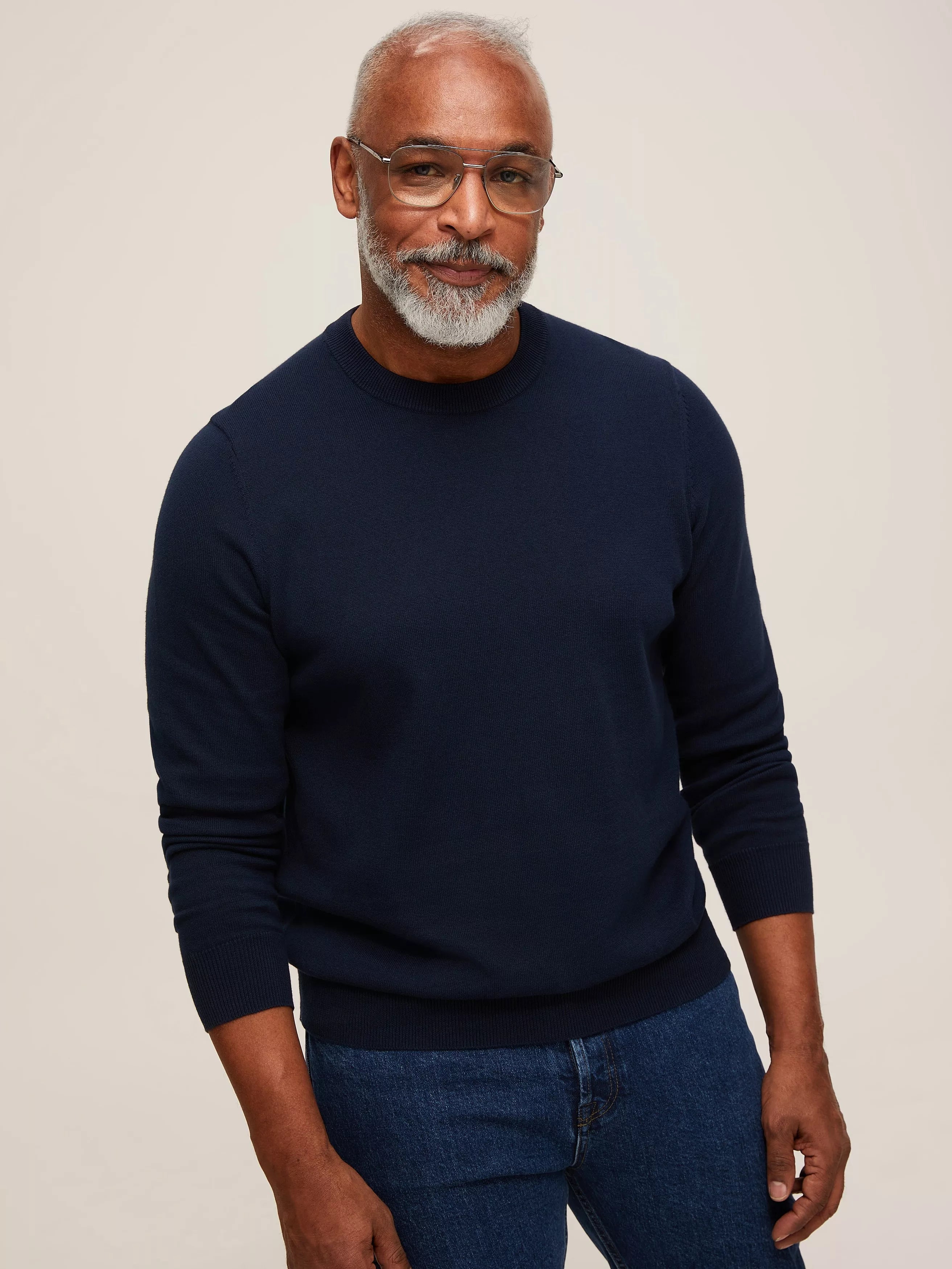 John Lewis Cotton Crew Neck Jumper - McGrocer