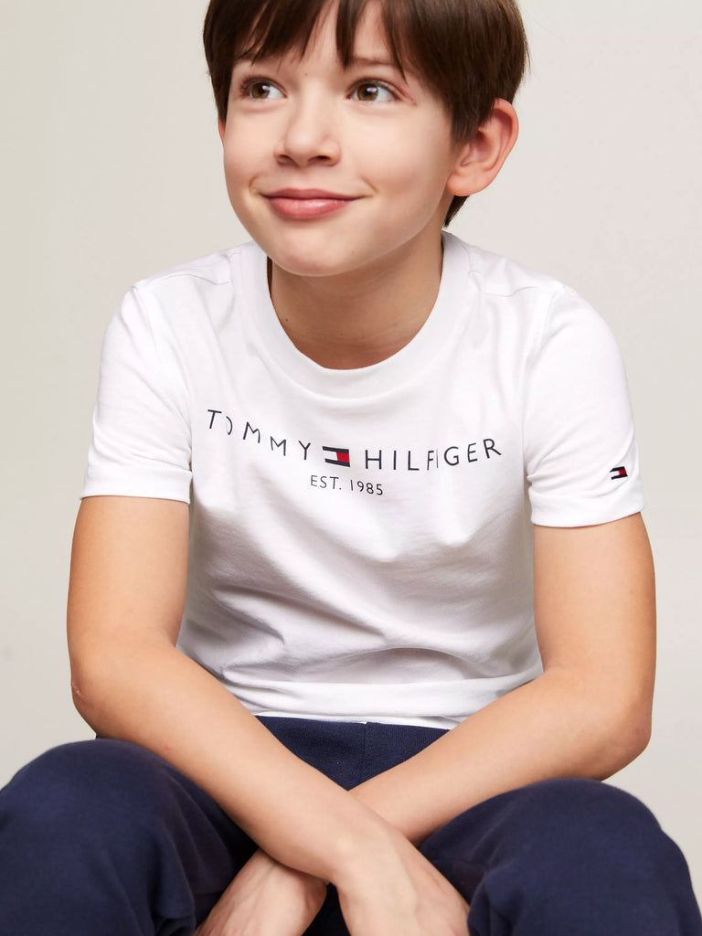 Tommy Hilfiger Kids' Essential Organic Cotton Logo Tee