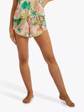 Playful Promises Alja Horvat Abstract Print Satin Pyjama Shorts, Multi