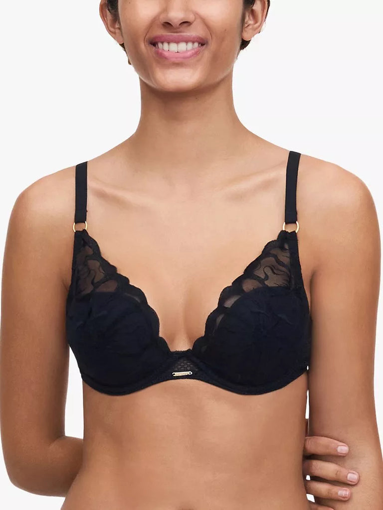 Chantelle Fleurs Plunge Underwired T-Shirt Bra