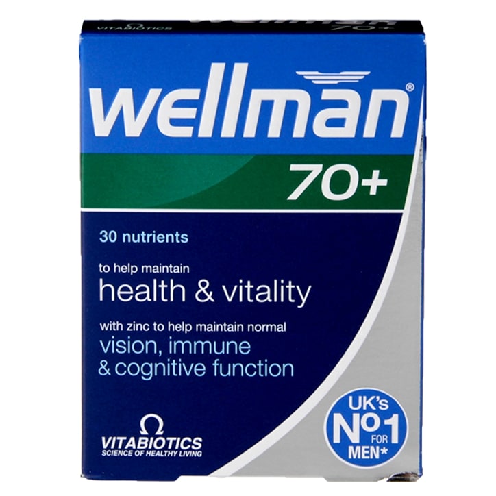 Vitabiotics Wellman 70+ 30 Tablets