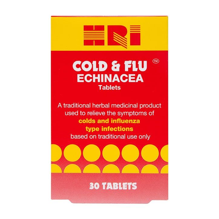 HRI Cold &amp; Flu Echinacea 30 Tablets