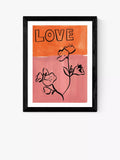 EAST END PRINTS Keren Parmley 'Blossom Love' Framed Print