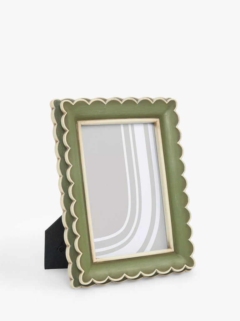 John Lewis Multi Scallop Hand Painted Photo Frame