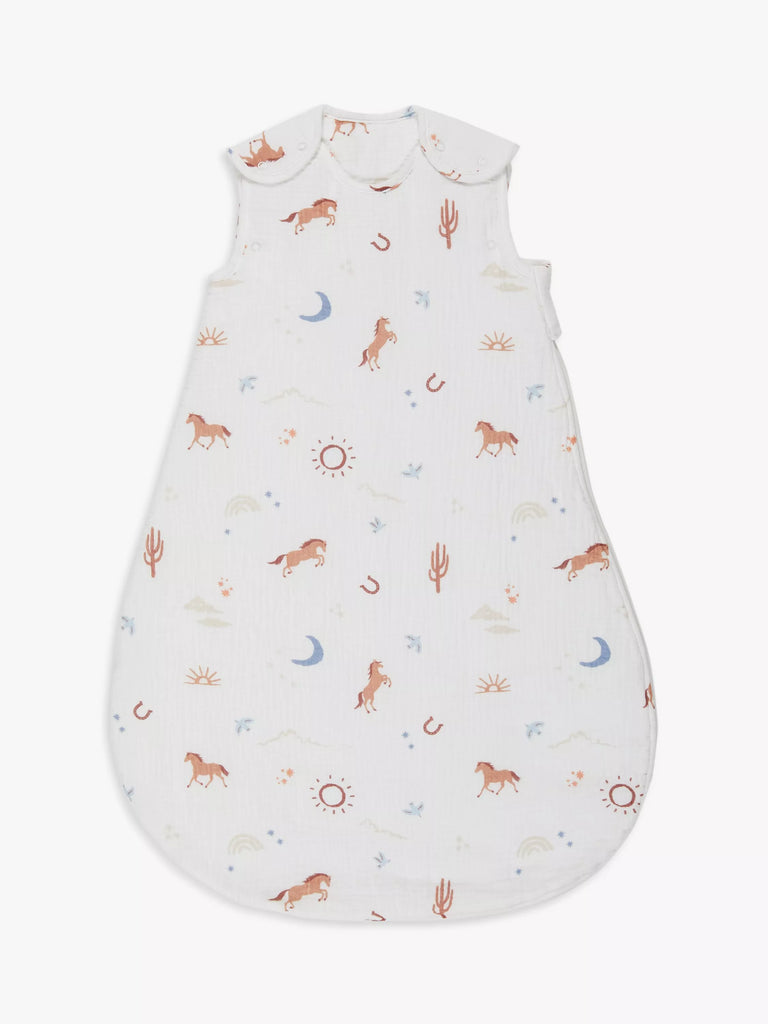 John Lewis Giddy Up Baby Sleeping Bag, 2.5 Tog, Cream