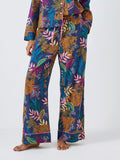 AND/OR Midnight Leopard Pyjama Bottoms, Green/Multi