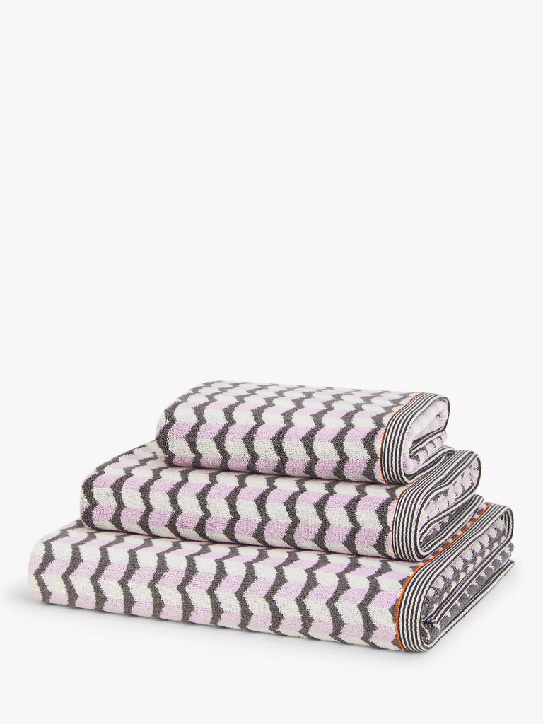 Margo Selby Finchley Towels, Pink/Multi