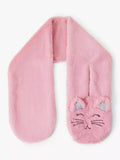 Angels by Accessorize Kids' Fluffy Cat Scarf, Pink