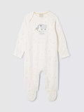 John Lewis Baby Born in 2024 Star Sleepsuit, Cream