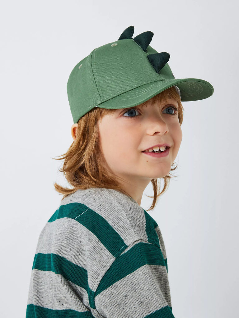 John Lewis Kids' Novelty Lizard Cap, Green