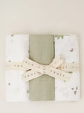 Truly Baby Cotton Muslin Cloths, Pack of 3, Multi