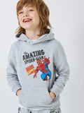 Brand Threads Kids' Spider-Man Hoodie, Grey