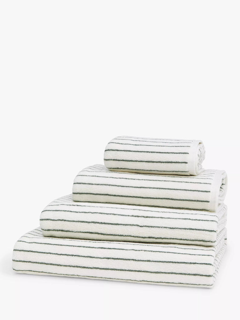 John Lewis Egyptian Fine Stripe Towels