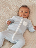 MORI Baby Clever Zip Pocket Sleepsuit