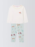 John Lewis Baby Woodland Creatures Pyjamas, Multi