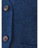 John Lewis ANYDAY Turn Cuff V-Neck Cardigan, Navy