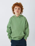 John Lewis Kids' Plain Pullover Hoodie, Green