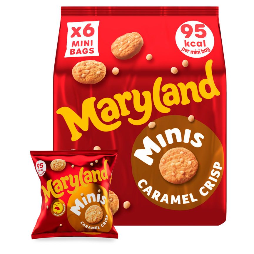 Maryland Caramel Crisp Minis Cookies GOODS ASDA   