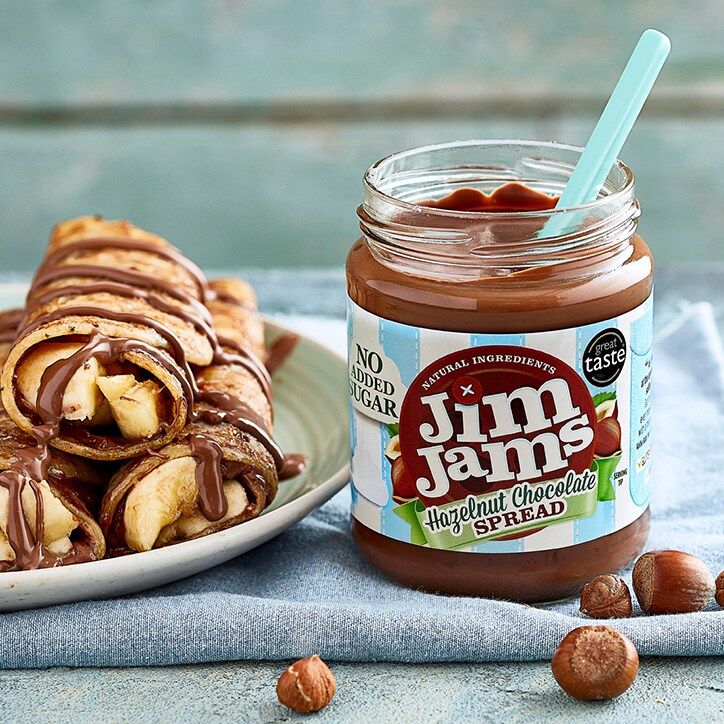 JimJams 83% Less Sugar Hazelnut Chocolate Spread 350g