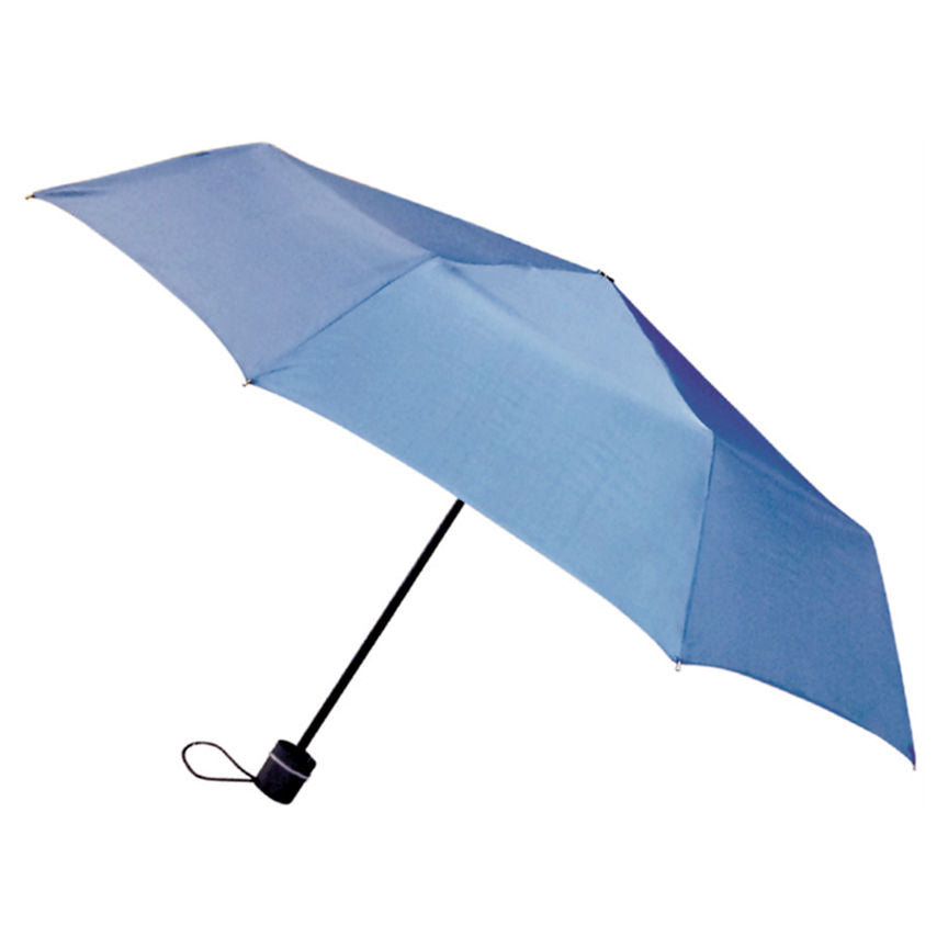 The Weather Station Manual Navy Windproof Umbrella GOODS ASDA   