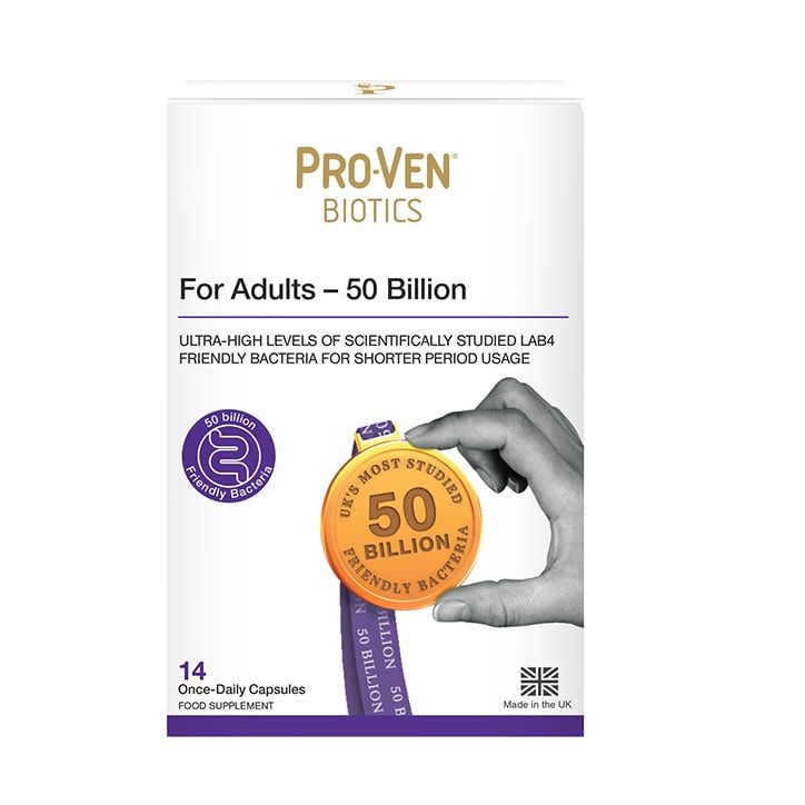 Pro-ven Biotics Adult Acidophilus & Bifidus 50 Billion 14 Capsules GOODS Holland&Barrett