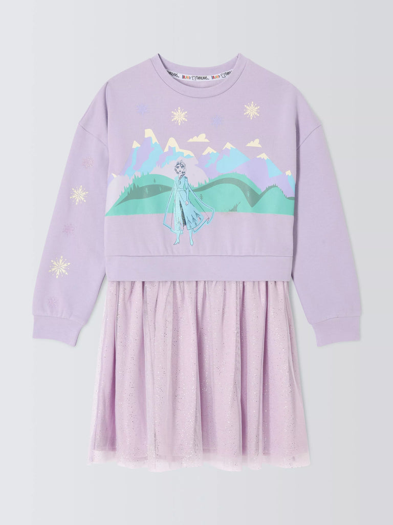 Disney Frozen Kids' Jumper Dress, Lilac