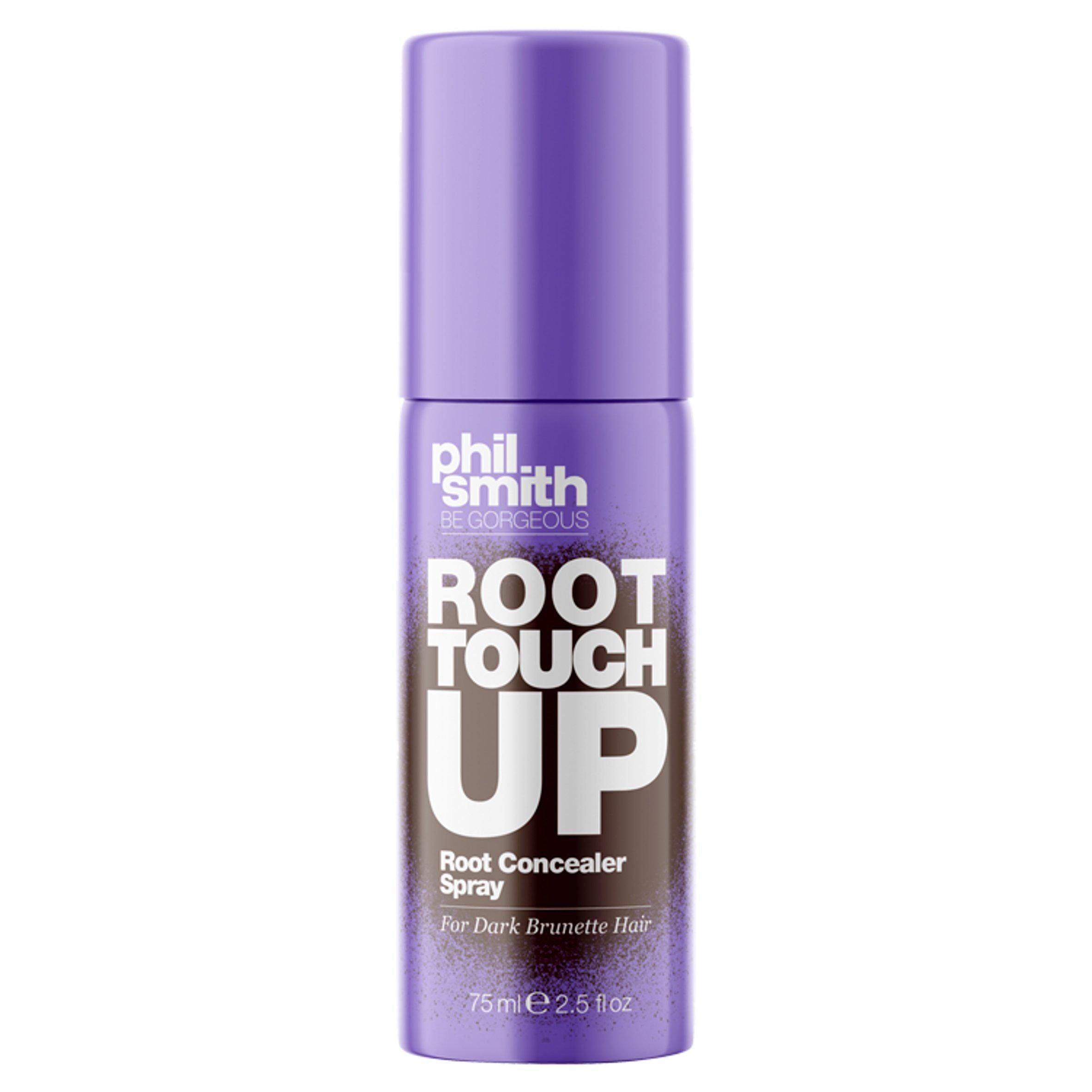 Phil Smith Be Gorgeous Root Touch Up Root Concealer Spray for Dark Brunette Hair 75ml Beauty at home Sainsburys   