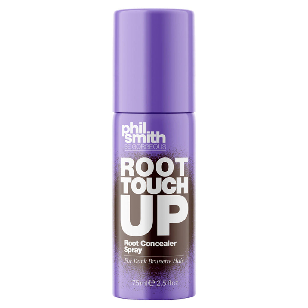 Phil Smith Be Gorgeous Root Touch Up Root Concealer Spray for Dark Brunette Hair 75ml