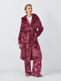 John Lewis Cece Shimmer Fleece Dressing Gown