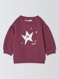 John Lewis ANYDAY Baby Star Sweatshirt, Multi