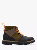Clarks Kids' Lorcam Hiker Boots, Khaki Combi - McGrocer