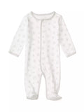 Ralph Lauren Baby Printed Cotton Sleepsuit, Paper White