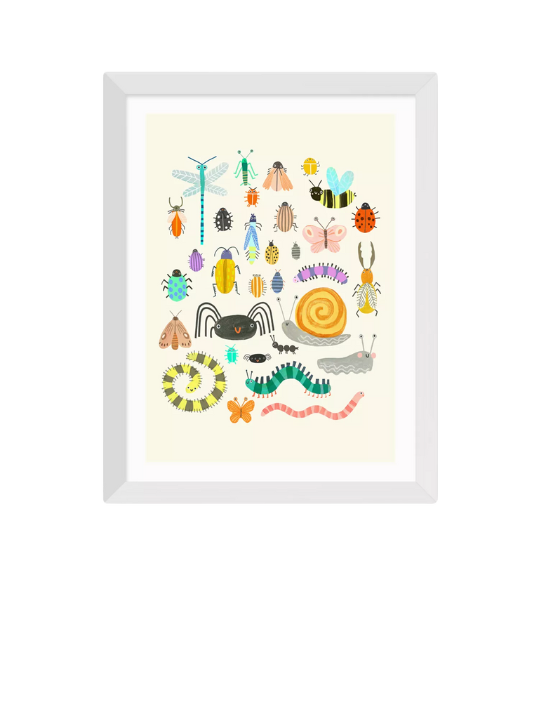 EAST END PRINTS Darcie Olley 'Bugs' Framed Print