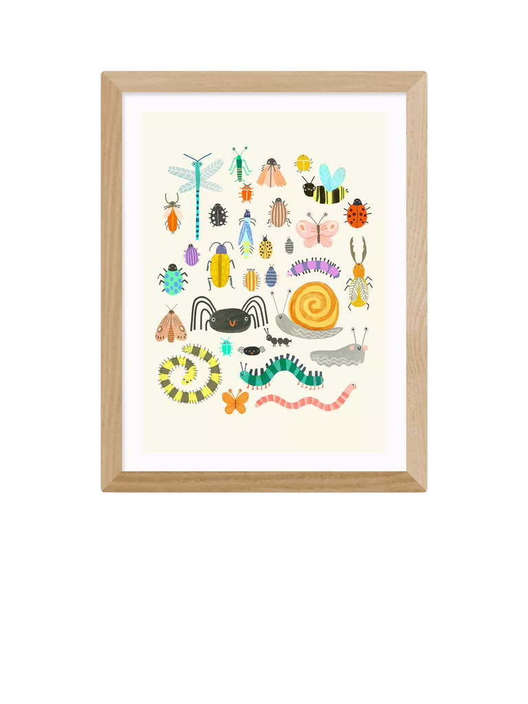 EAST END PRINTS Darcie Olley 'Bugs' Framed Print