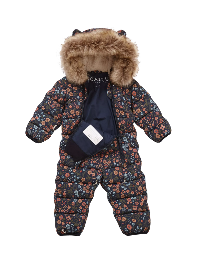 Toastie Baby Cloud Faux  Fur Trim Pramsuit