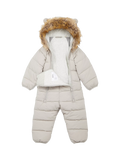 Toastie Baby Cloud Faux  Fur Trim Pramsuit