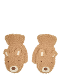 JoJo Maman Bébé Kids' Bear Borg Mittens, Brown