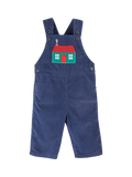 Frugi Baby Durgan Organic Cotton Corduroy Dungarees, Navy