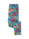 Frugi Baby Libby Winter Hedger Leggings, Blue/Multi