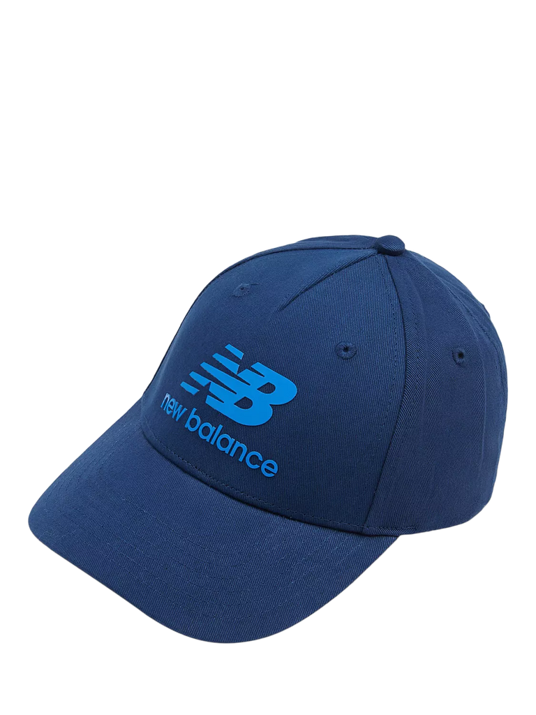 New Balance Kids' Stacked Logo Baseball Cap, Nb Navy