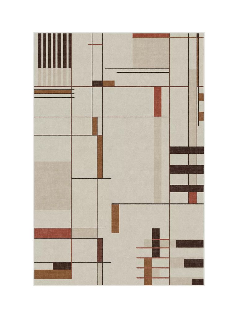 Ruggable Loretto Rug, Ivory/Brown