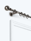 Extendable Metal Curtain Pole Kit With Ball Finial Dia 28Mm