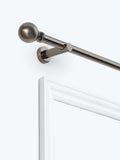 Fixed Eyelet Metal Curtain Pole Kit With Ball Finial Dia 28Mm