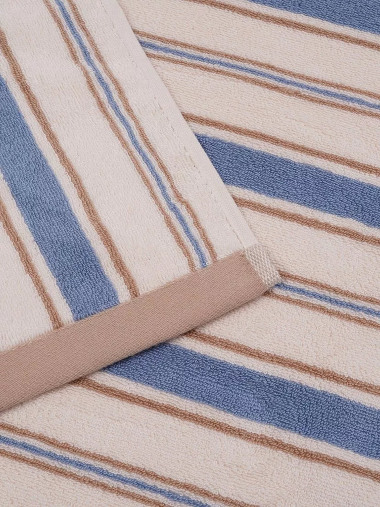 Piglet in Bed Shoreham Stripe Cotton Towels