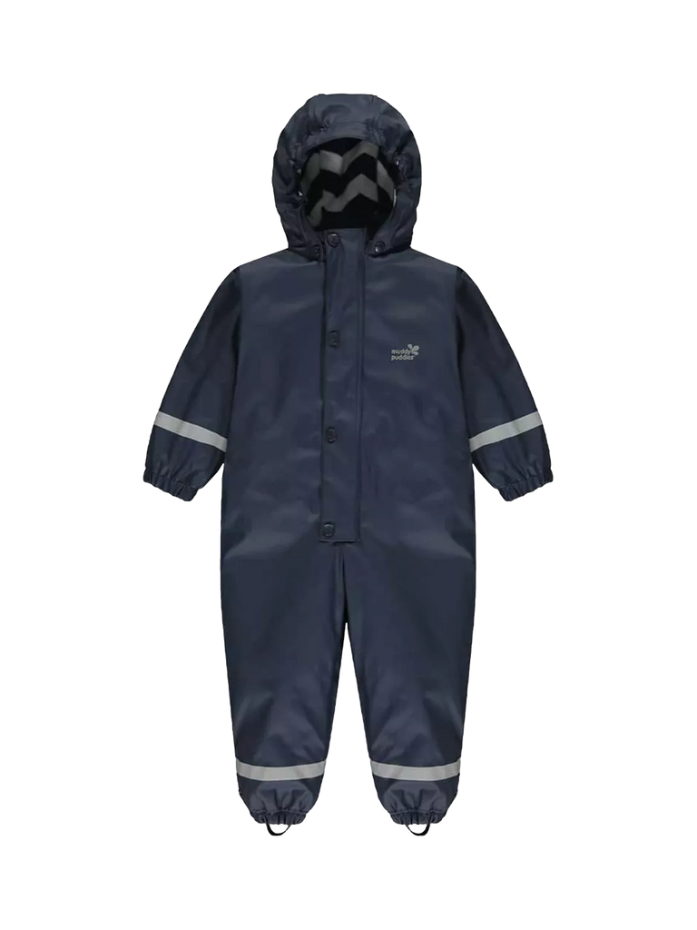 Muddy Puddles Kids' Waterproof Fleece Lined Puddle Suit