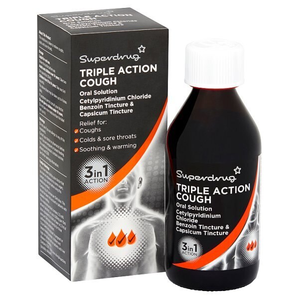 Superdrug Triple Action Cough Syrup 200ml