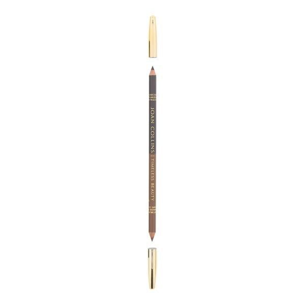 Joan Collins Eyebrow Pencil Duo 1.56g Charcoal/Light Brown